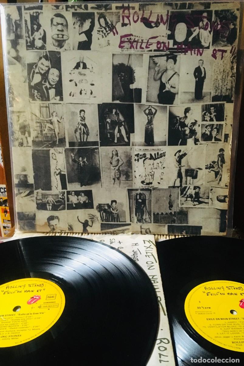 Discos de vinilo: ROLLING STONES - EXILE ON MAIN ST, 2LPs Spain 1979 - Foto 1