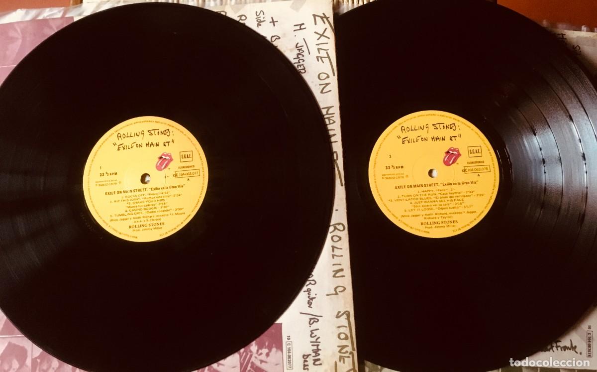 Discos de vinilo: ROLLING STONES - EXILE ON MAIN ST, 2LPs Spain 1979 - Foto 2