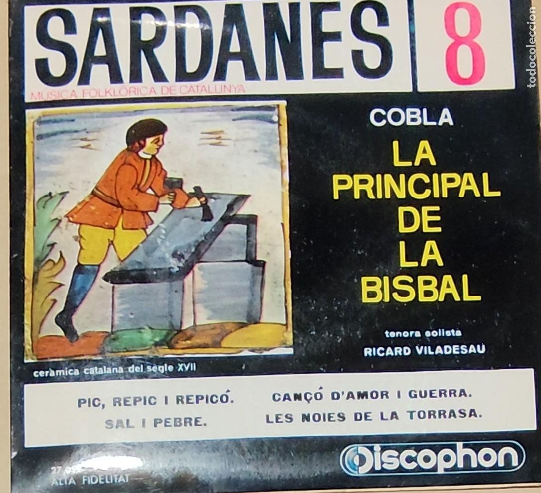 Discos de vinilo: SINGLE SARDANES COBLA LA PRINCIPAL DE LA BISBAL - Foto 1