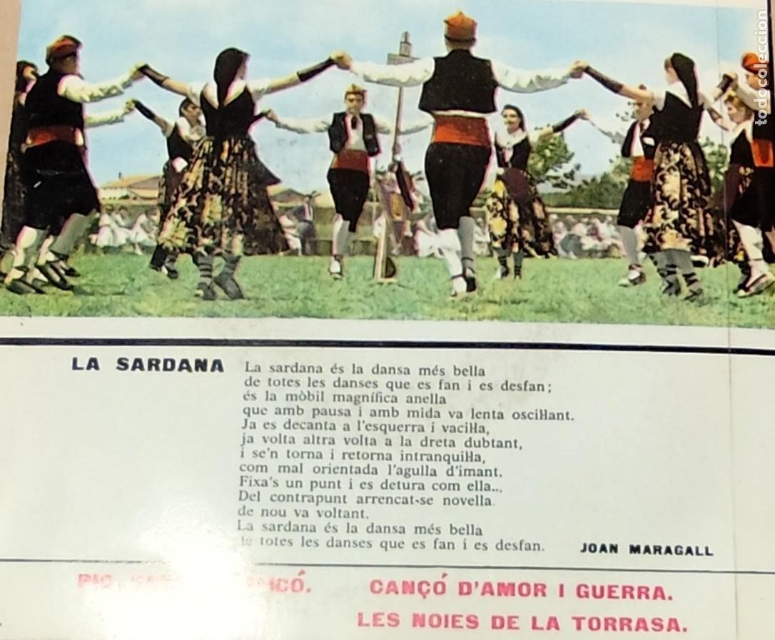Discos de vinilo: SINGLE SARDANES COBLA LA PRINCIPAL DE LA BISBAL - Foto 2