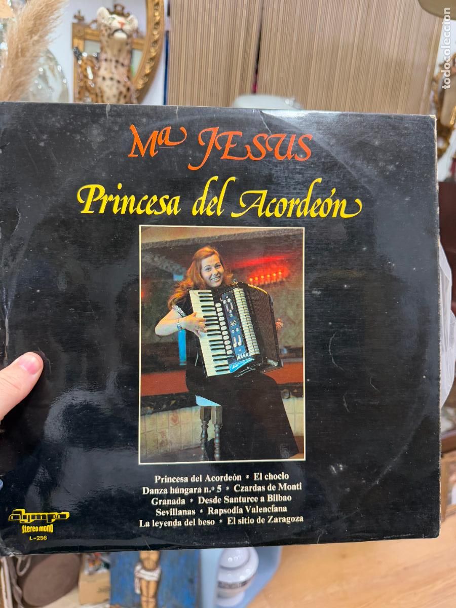 Discos de vinilo: LP MARIA JESUS - PRINCESA DEL ACORDEON - Foto 1