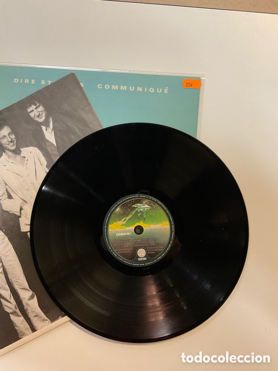 Discos de vinilo: DIRE STRAITS. Communiqu&eacute;. Spain - Foto 3