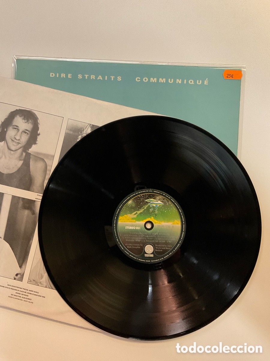 Discos de vinilo: DIRE STRAITS. Communiqu&eacute;. Spain - Foto 4