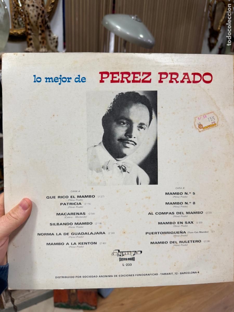 Discos de vinilo: LP LO MEJOR DE PEREZ PRADO - Foto 2