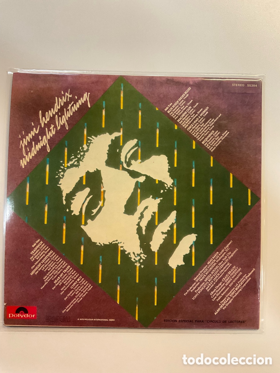 Discos de vinilo: JIMI HENDRIX. Midnight Lighting. Spain - Foto 2