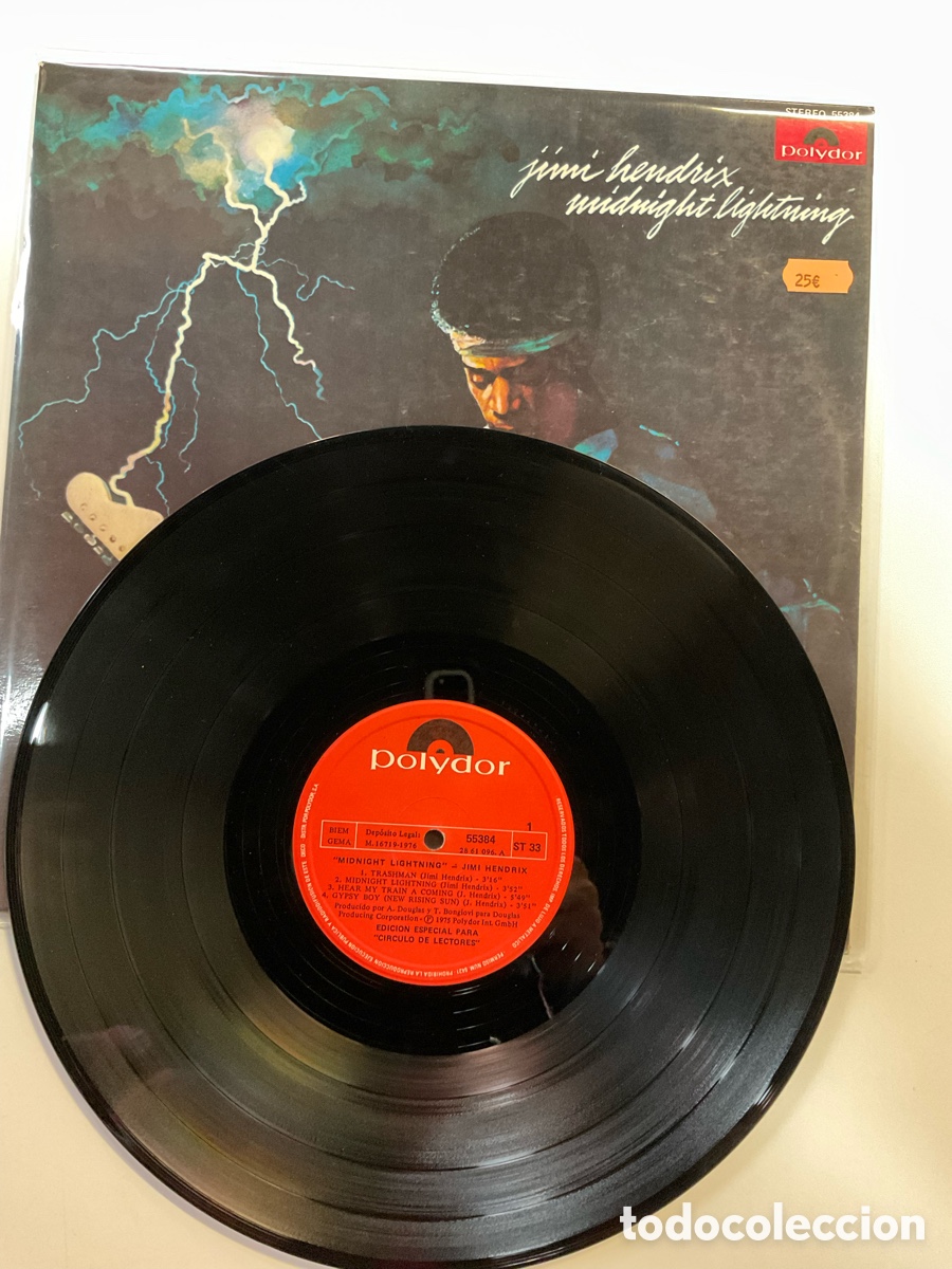 Discos de vinilo: JIMI HENDRIX. Midnight Lighting. Spain - Foto 3