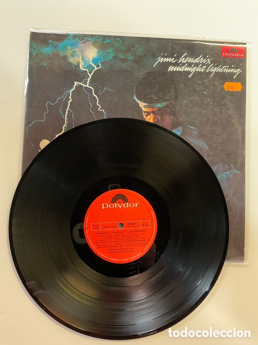 Discos de vinilo: JIMI HENDRIX. Midnight Lighting. Spain - Foto 4