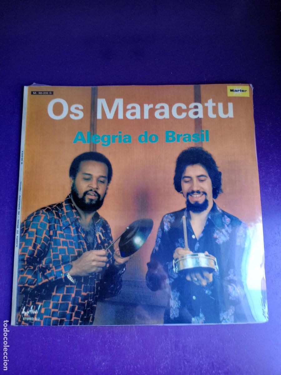 Dischi in vinile: Os Maracatu &lrm;&ndash; Alegria Do Brasil - LP MARFER FESTIVAL 1974- BRASIL MPB SAMBA FOLK BATUCADA