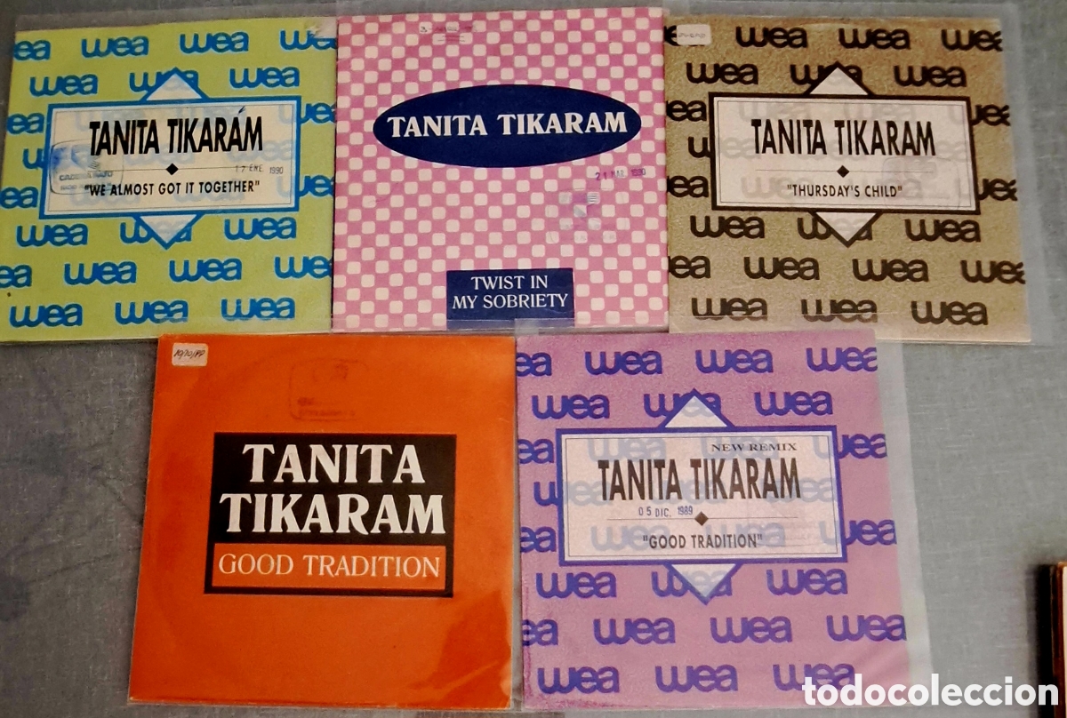 Discos de vinilo: Lote 5 single TANITA TIKARAM - Foto 1