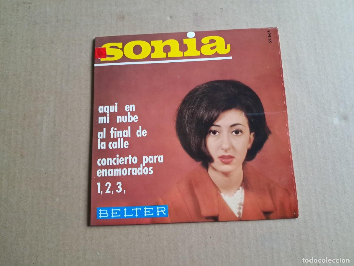 Discos de vinilo: SONIA - AQUI EN MI NUBE EP 4 TEMAS 1966 - Foto 1
