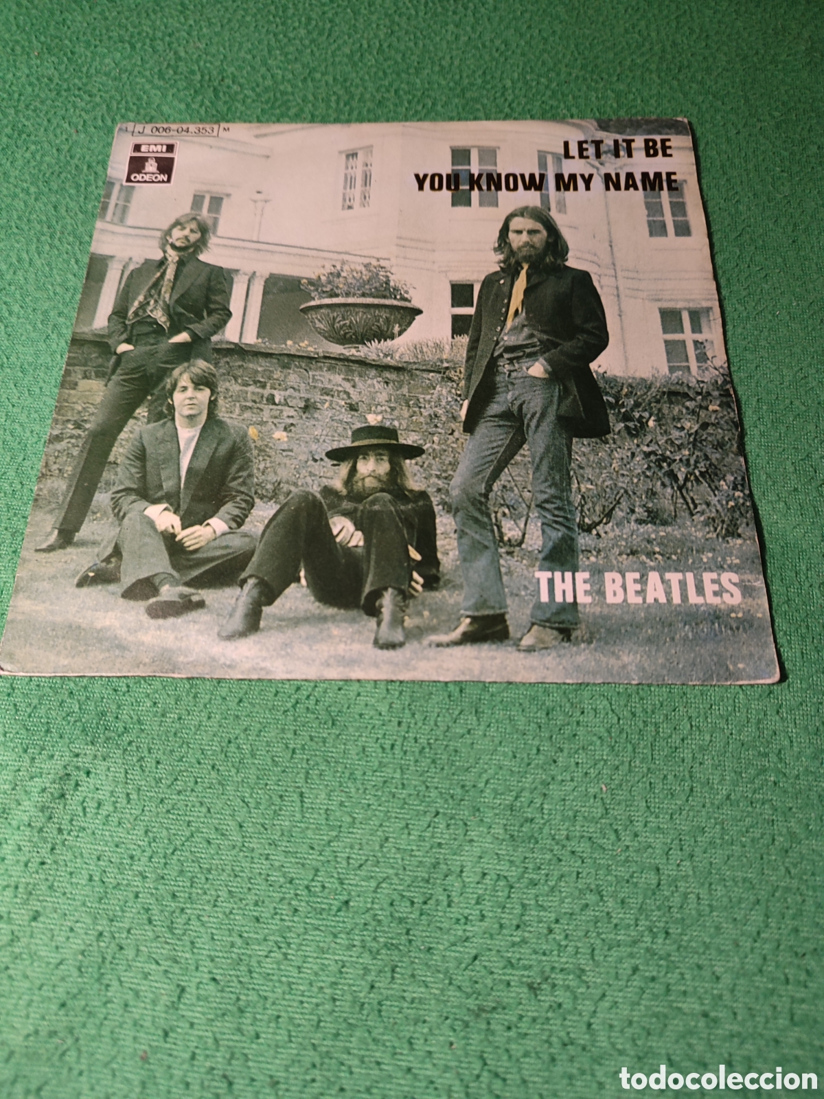 Discos de vinilo: The Beatles - Let It be single original - Foto 1
