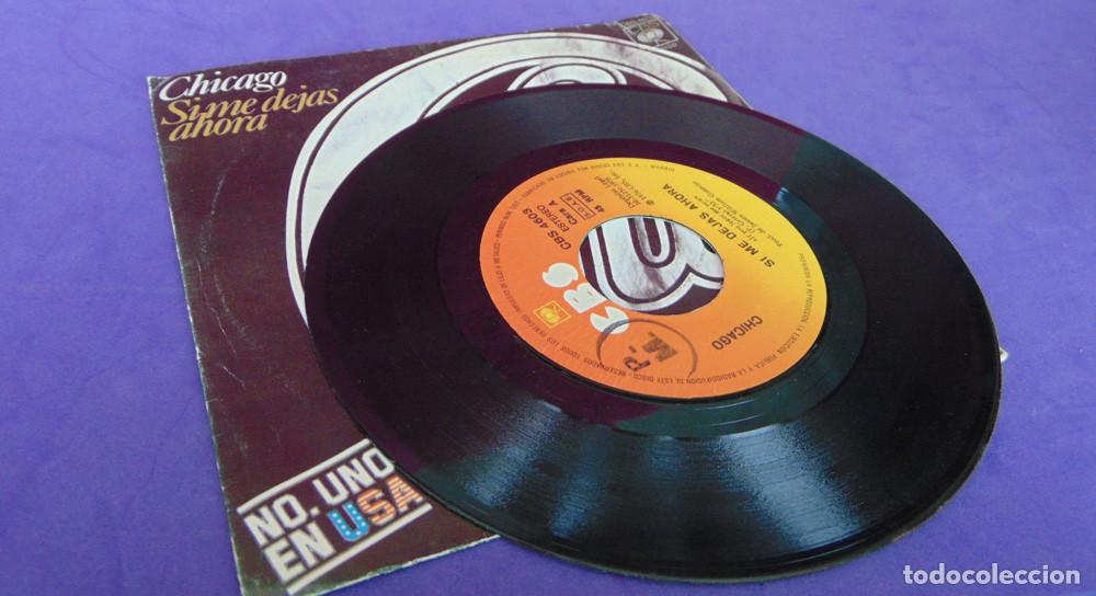 Discos de vinilo: CHICAGO &ndash; Si Me Dejas Ahora - SINGLE 1976 - Foto 4