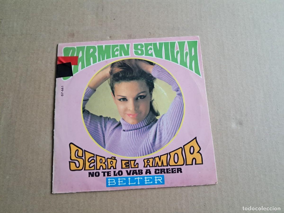 Discos de vinilo: CARMEN SEVILLA - SERA EL AMOR SINGLE 1969 - Foto 1