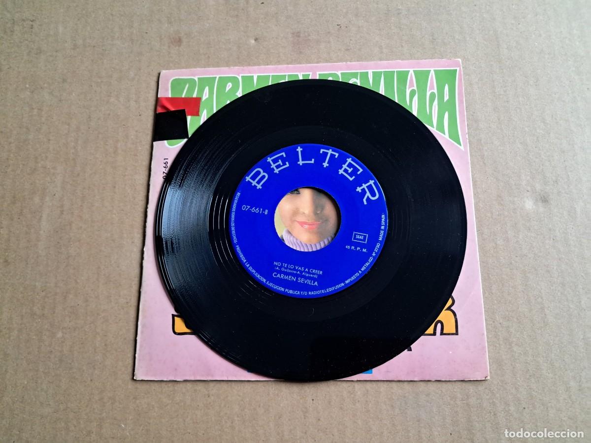 Discos de vinilo: CARMEN SEVILLA - SERA EL AMOR SINGLE 1969 - Foto 2