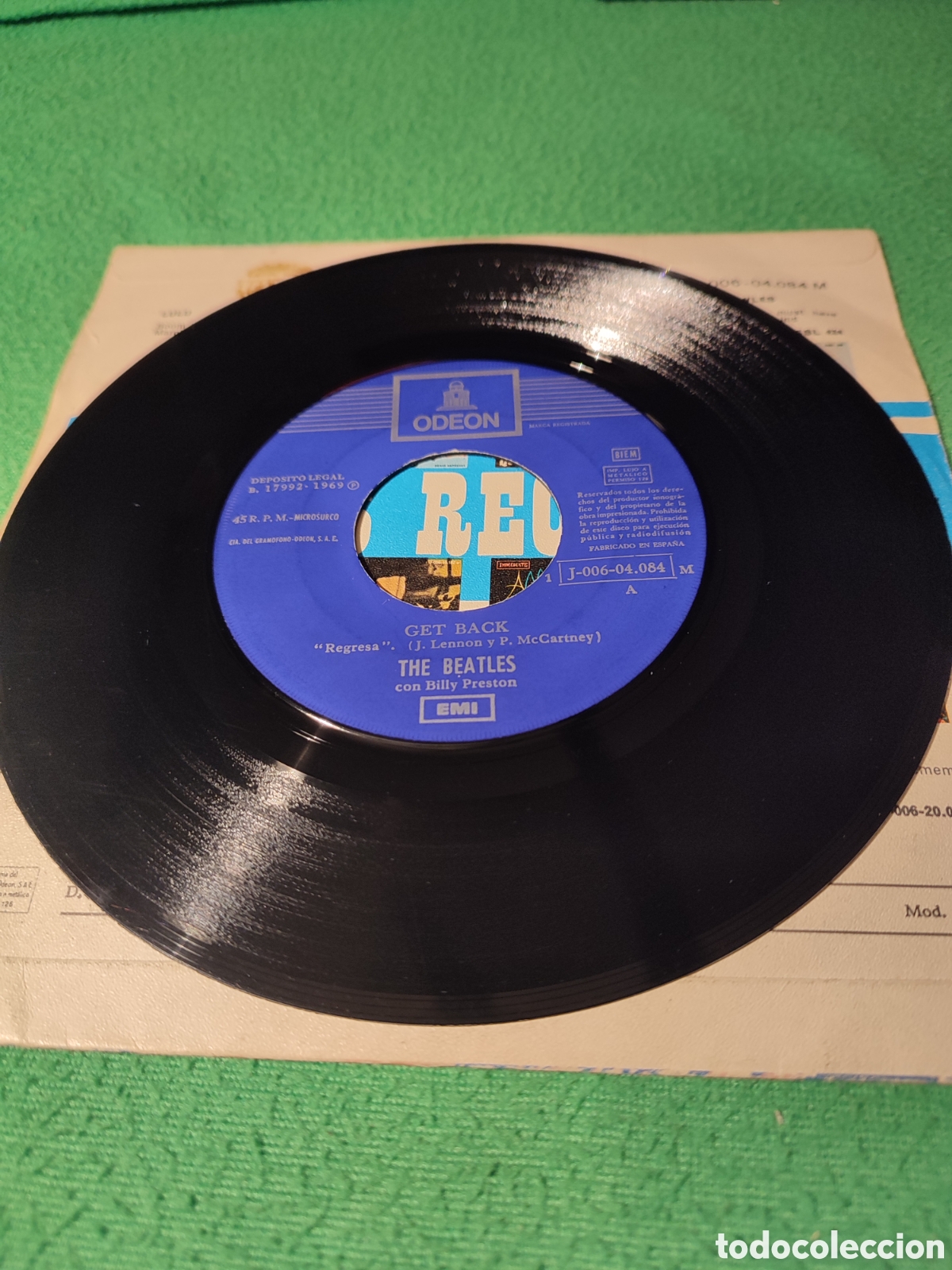 Discos de vinilo: The Beatles - Get Back - Dont Let me down - Foto 3