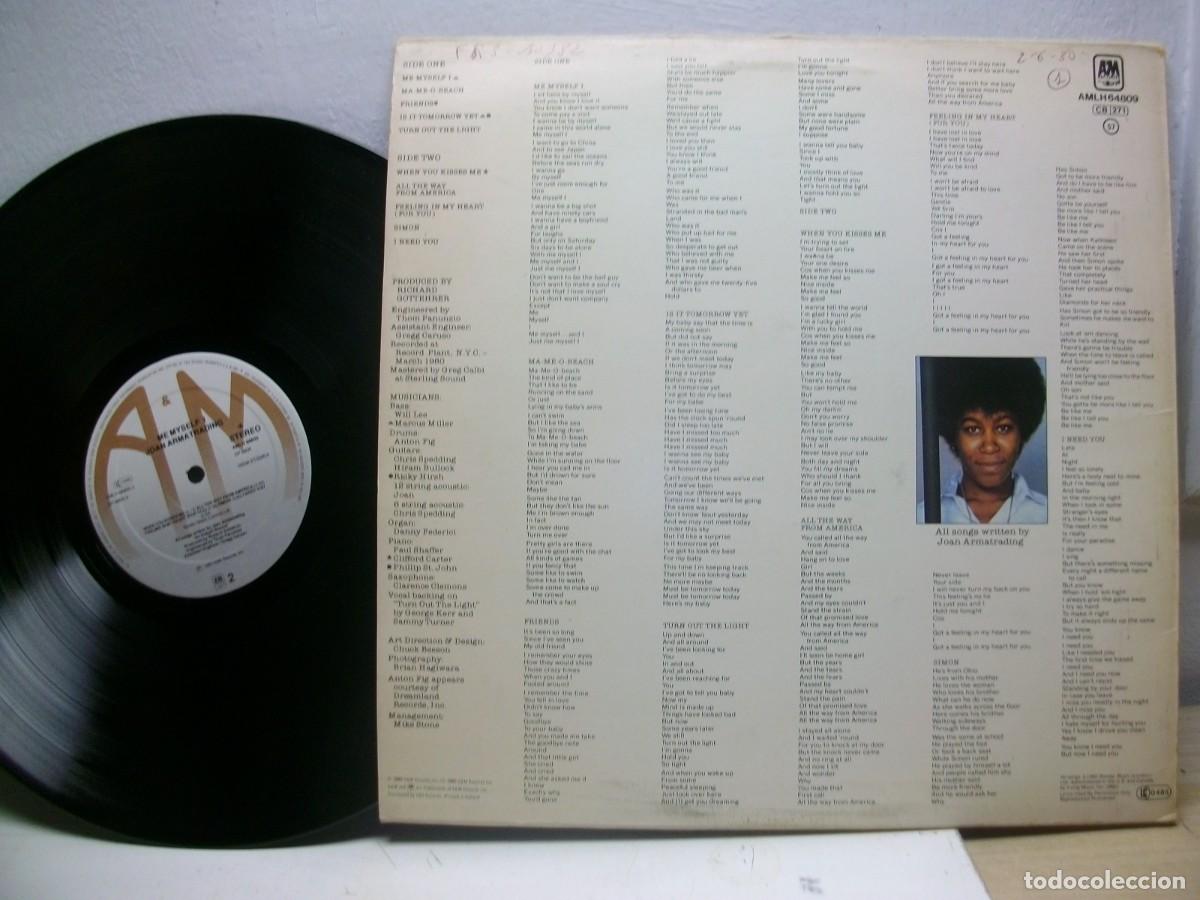 Discos de vinilo: Joan Armatrading &ndash; Me Myself I LP - Foto 2