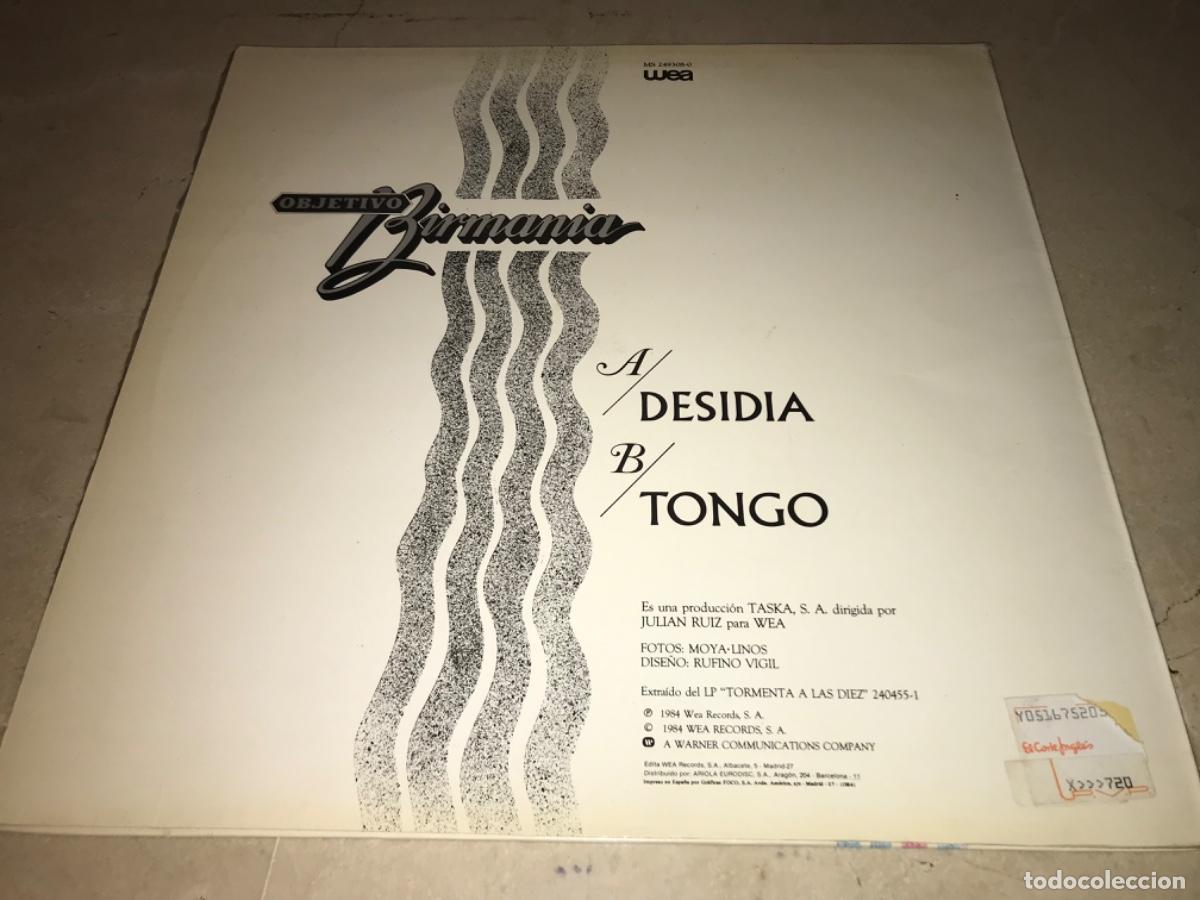 Discos de vinilo: OBJETIVO BIRMANIA-DESIDIA-ORIGINAL 1984 - Foto 2