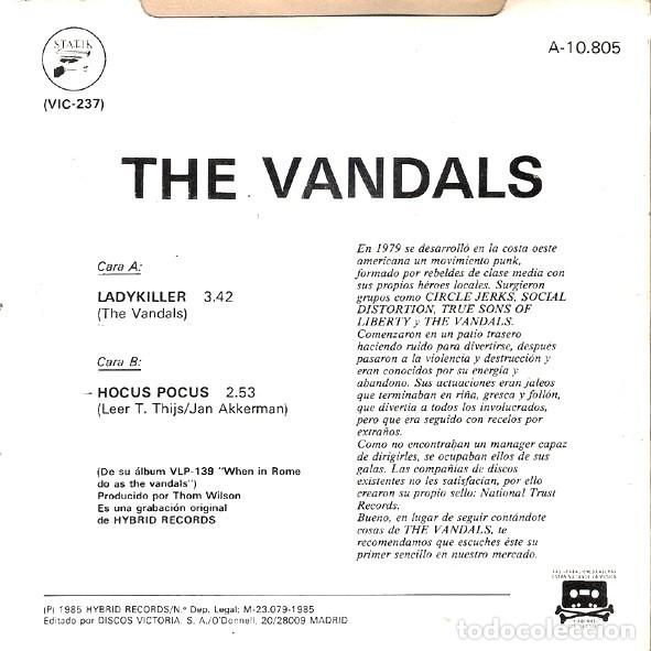 Discos de vinilo: Vandals &ndash; Ladykiller - Foto 2