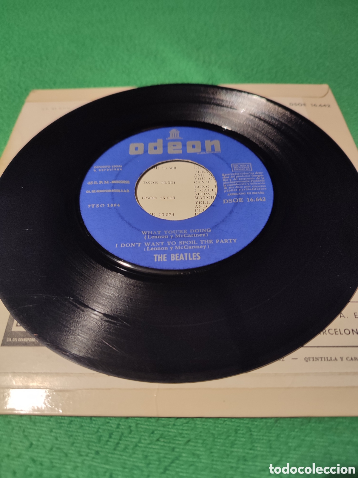 Discos de vinilo: The Beatles - What youre doing + 3 E.p - Foto 3