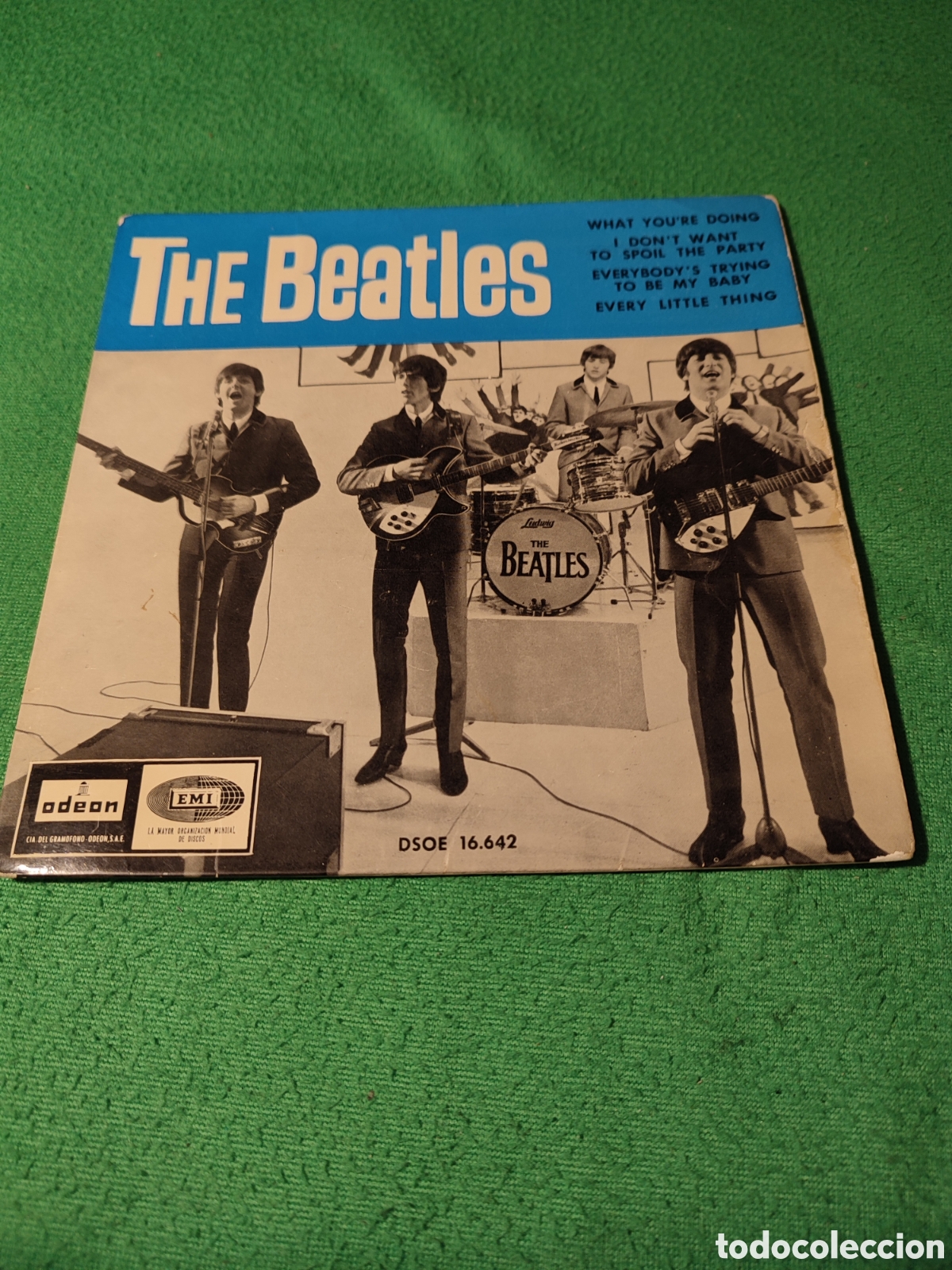 Discos de vinilo: The Beatles - What youre doing + 3 E.p - Foto 1