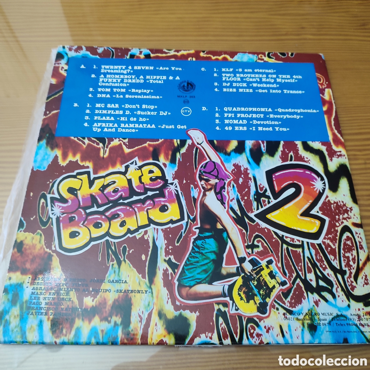 Discos de vinilo: Doble disco de vinilo de SKATE BOARD 2 ,como nuevo - Foto 2