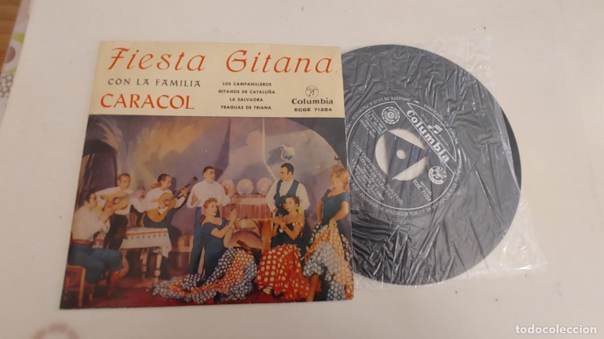 Discos de vinilo: MANOLO CARACOL-EP FIESTA GITANA - Foto 1