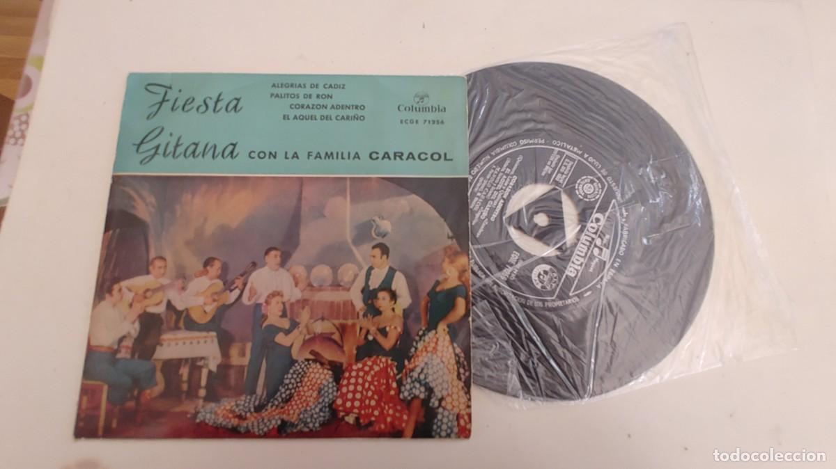 Discos de vinilo: MANOLO CARACOL-EP FIESTA GITANA - Foto 1
