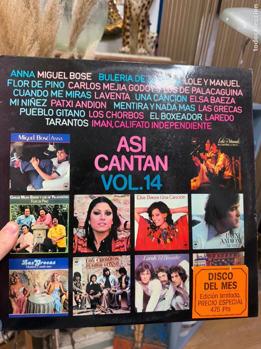 Discos de vinilo: LP ASI CANTAN VOL.14 - Foto 1