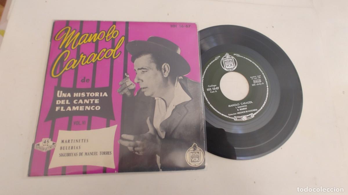 Discos de vinilo: MANOLO CARACOL-EP MARTINETES +2 - Foto 1