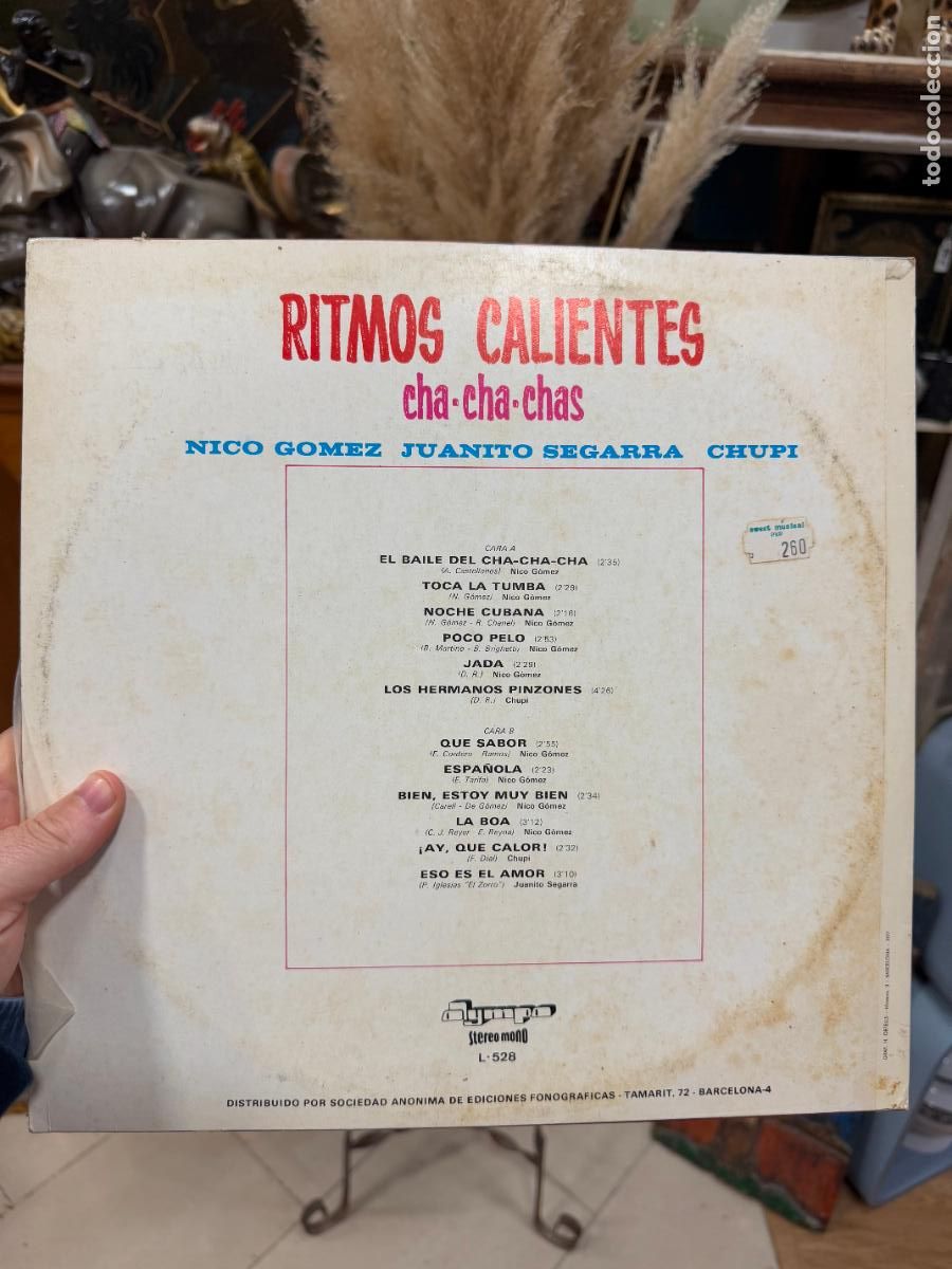 Discos de vinilo: LP RITMOS CALIENTES - VOL.1 - Foto 2