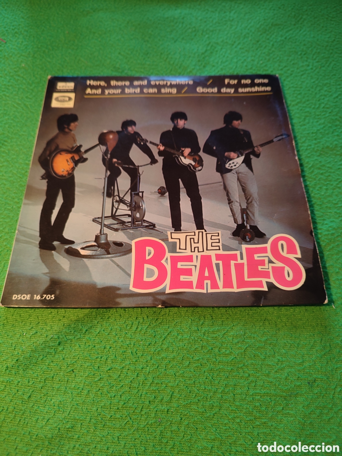 Discos de vinilo: The Beatles - Here, there and everywhere + 3 - Foto 1