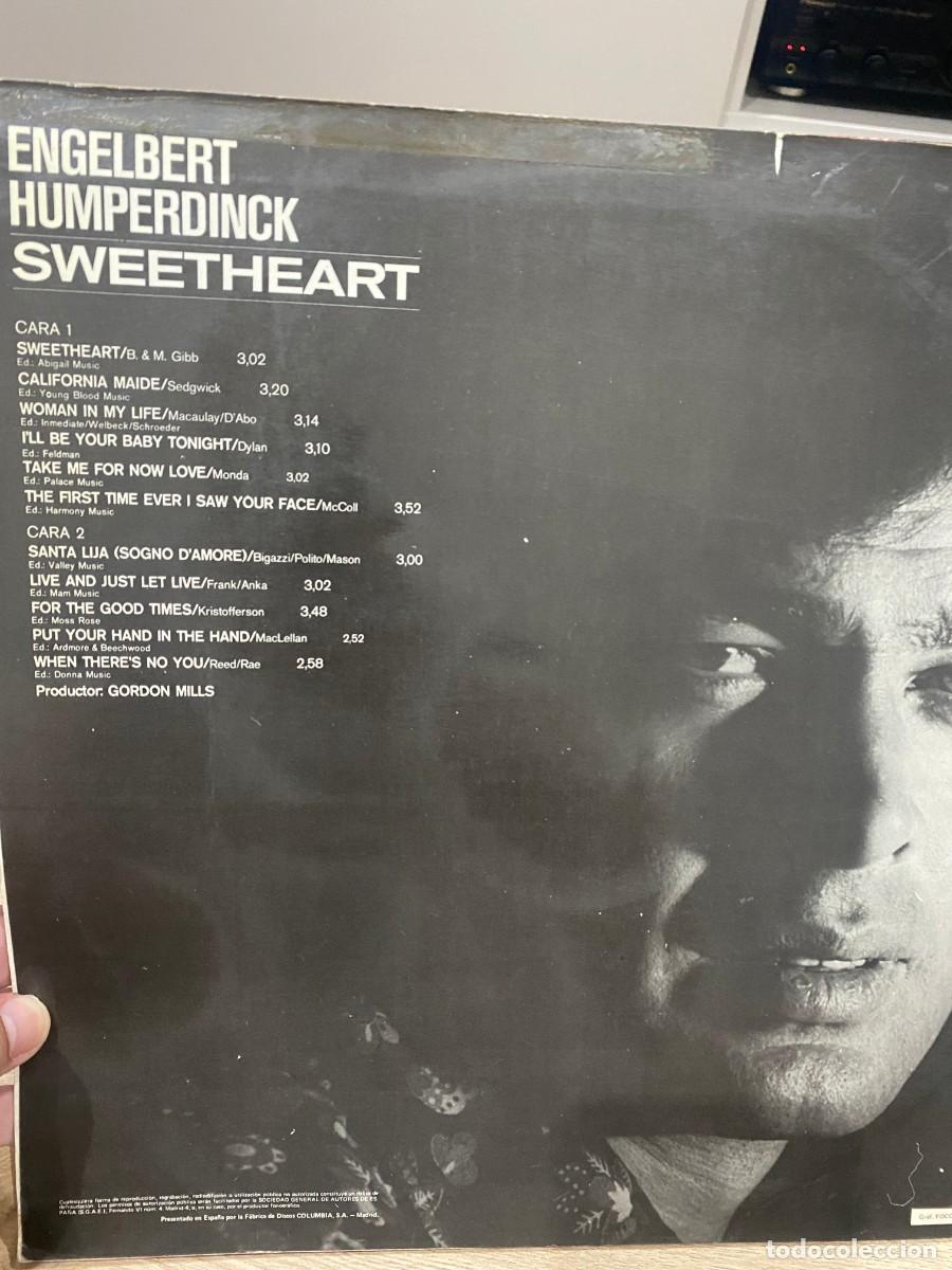 Discos de vinilo: ENGELBERT HUMPERDINCK SWEETHEARTH - Foto 2