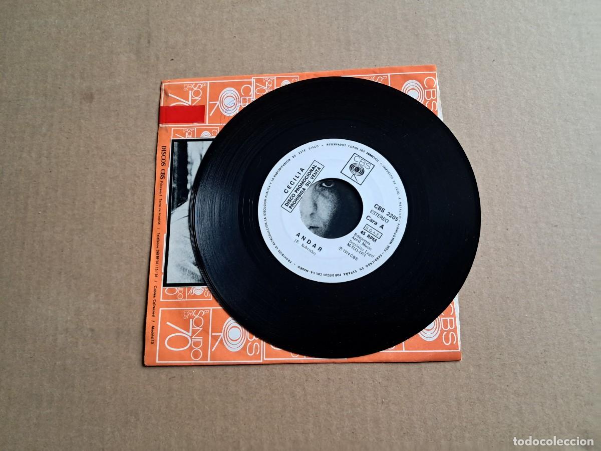 Discos de vinilo: CECILIA - ANDAR SINGLE PROMOCIONAL 1974 - Foto 1