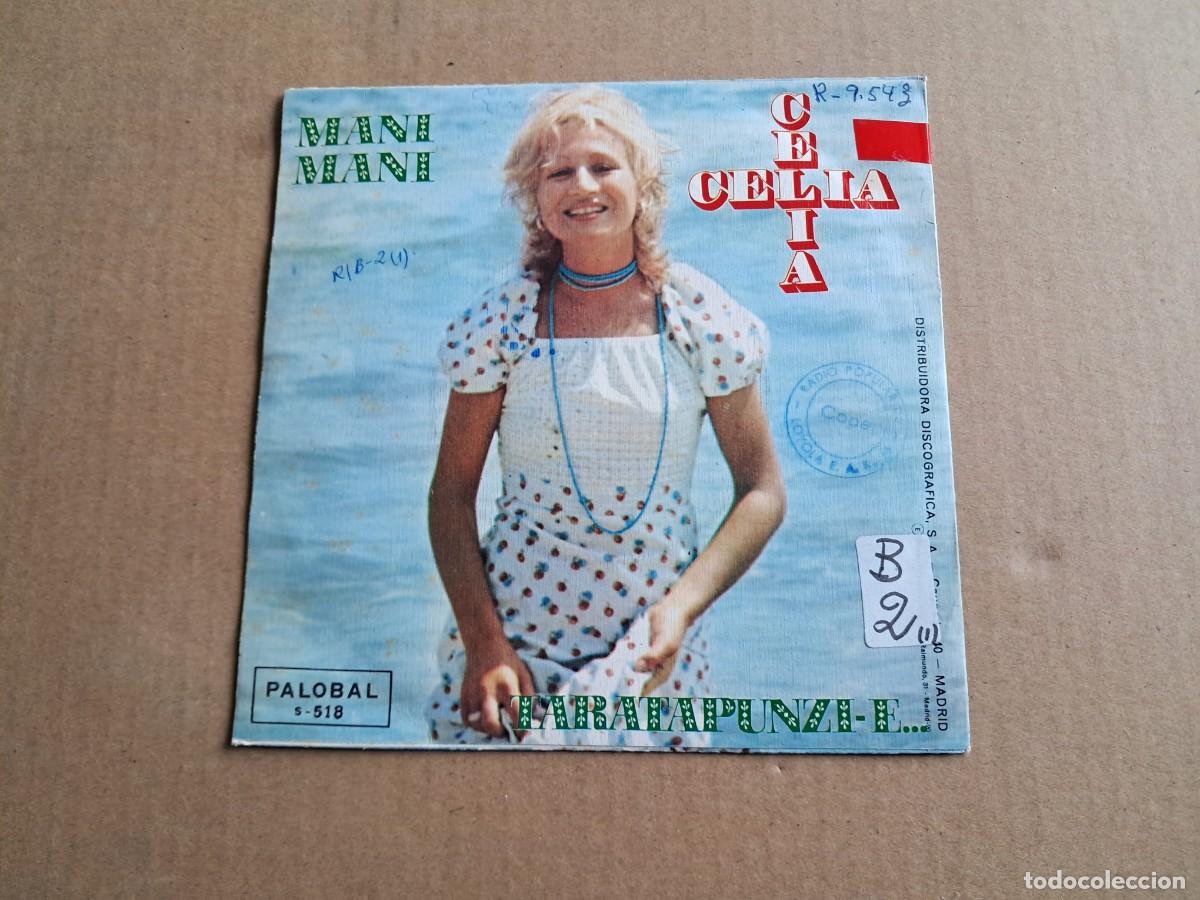 Discos de vinilo: CELIA - MANI MANI SINGLE PROMOCIONAL - Foto 3