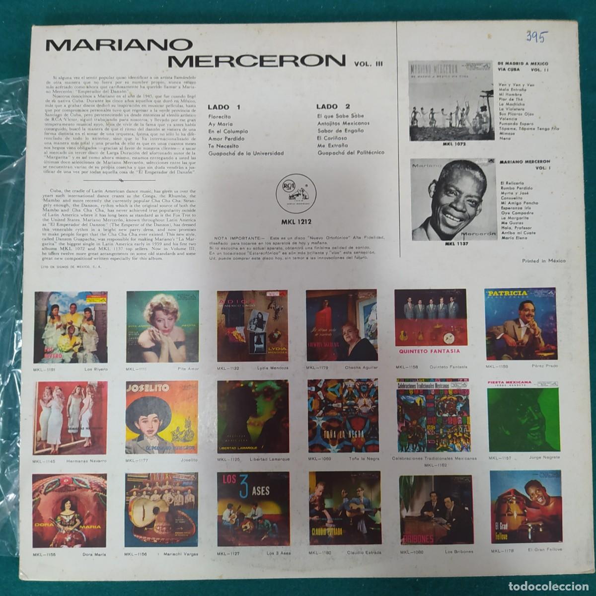 Discos de vinilo: Mariano Merceron &ndash; Vol. III - Foto 2
