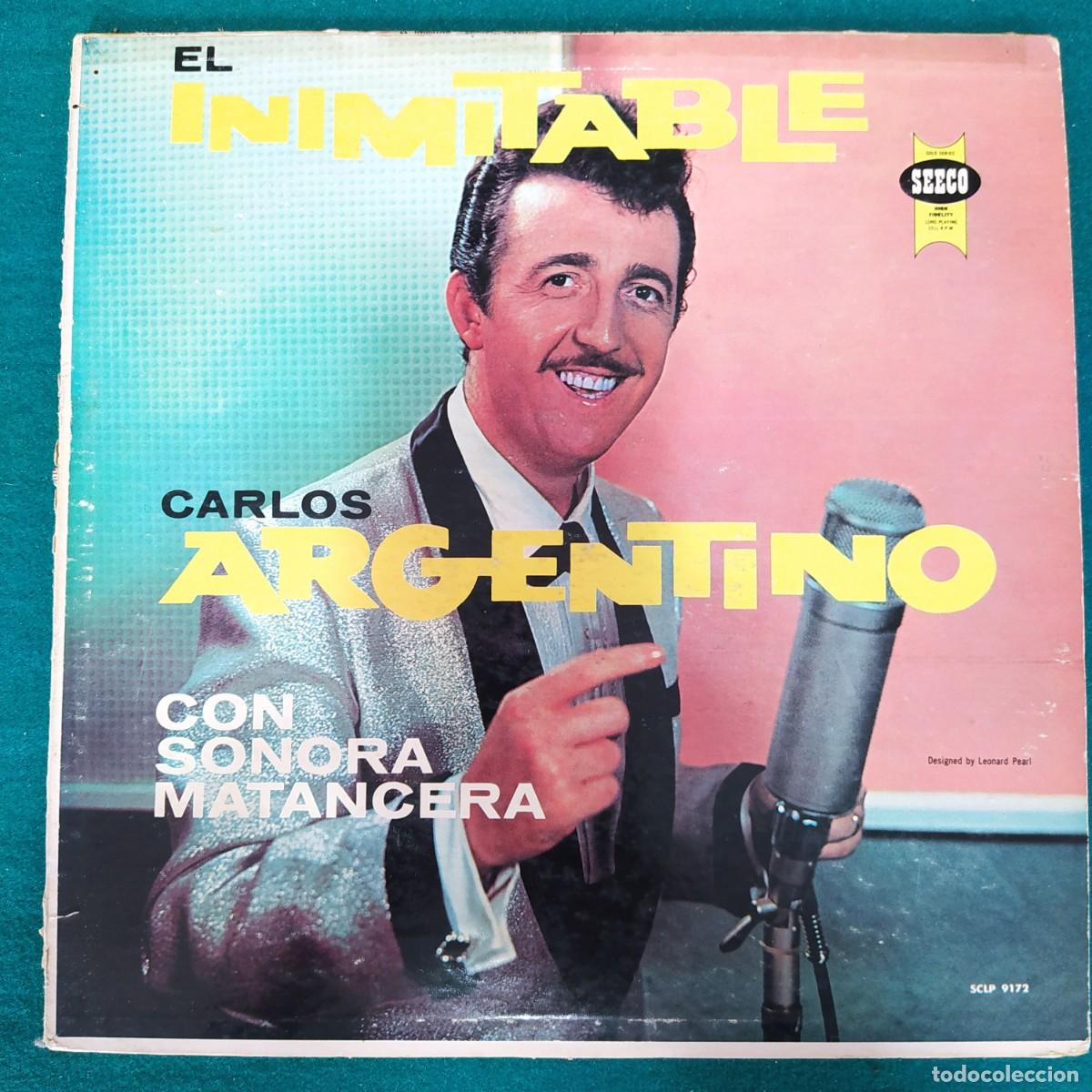 Discos de vinilo: Carlos Argentino Con La Sonora Matancera &ndash; El Inimitable - Foto 1