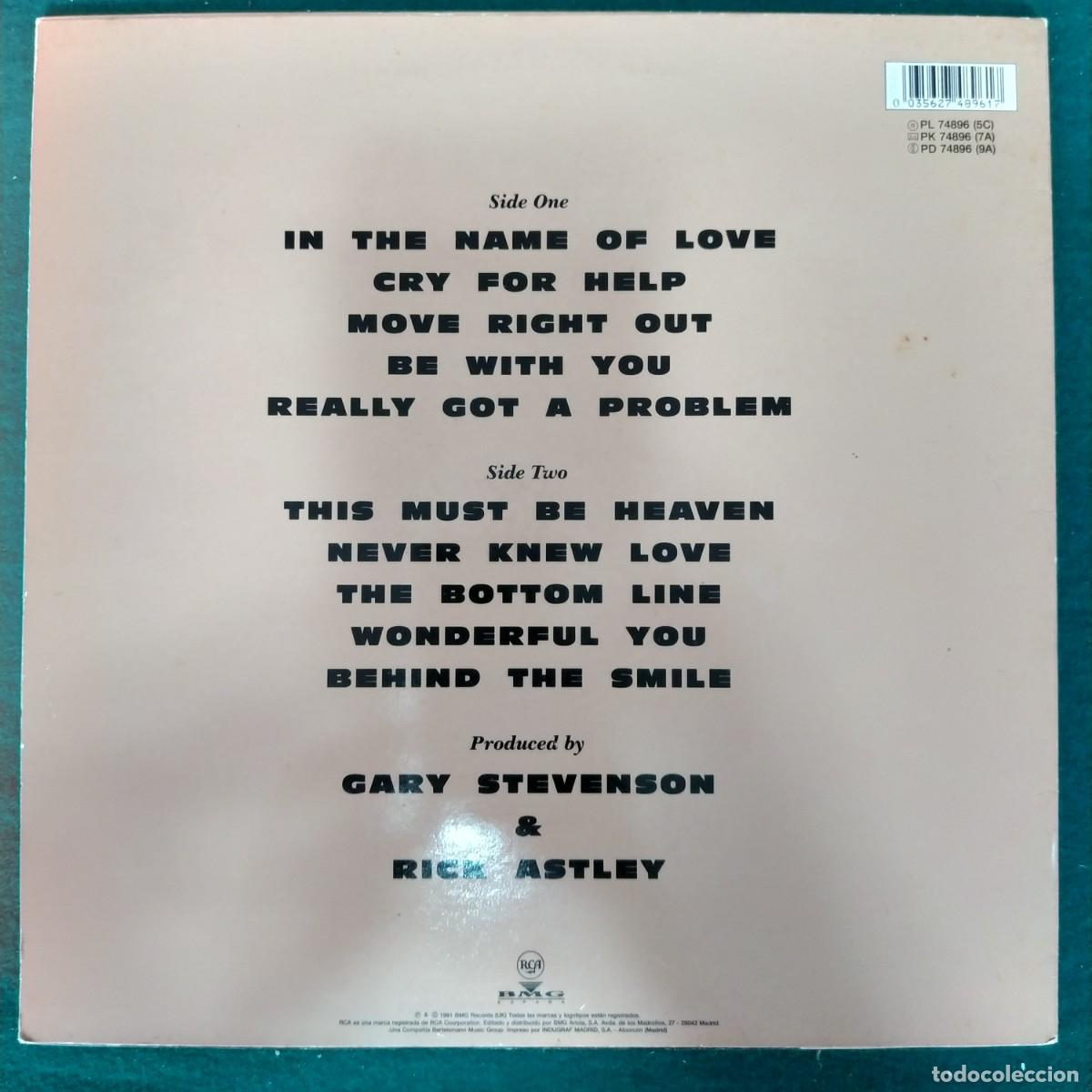 Discos de vinilo: Rick Astley &ndash; Free LP - Foto 2