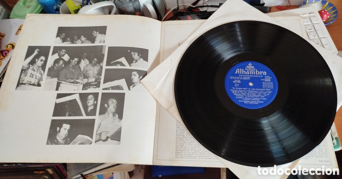 Discos de vinilo: Montserrat Caball&eacute; - El p&aacute;jaro azul - Foto 2