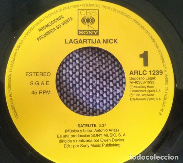 Discos de vinilo: Lagartija Nick &ndash; Sat&eacute;lite - PROMO - Foto 3