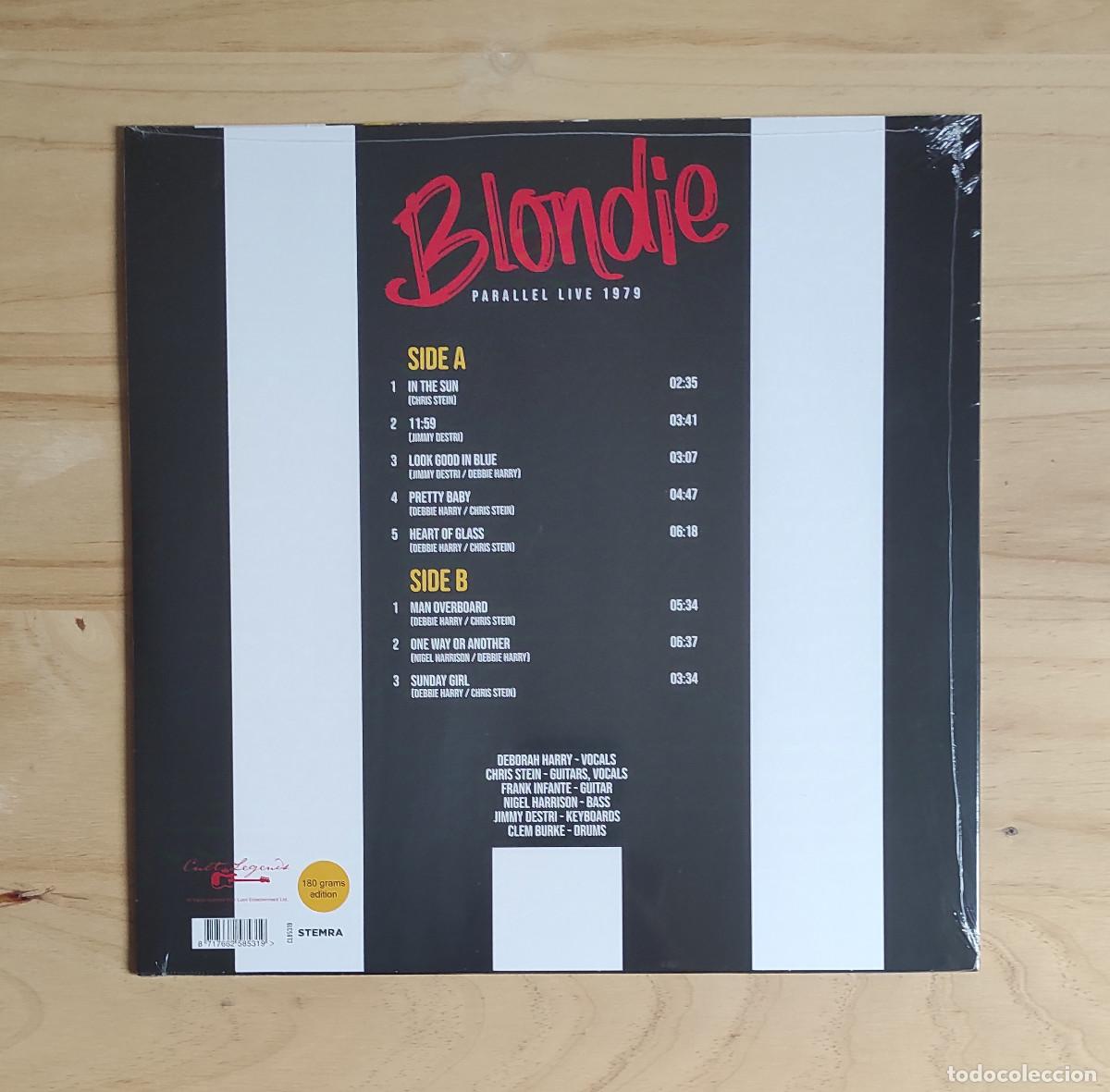 Discos de vinilo: Blondie - Parallel Live (1979) LP Nuevo - Foto 2