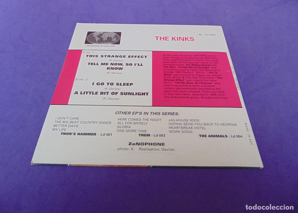 Discos de vinilo: THE KINKS &ndash; A Strange Effect - EP 4 TEMAS ZONOPHONE 2004 - Foto 4