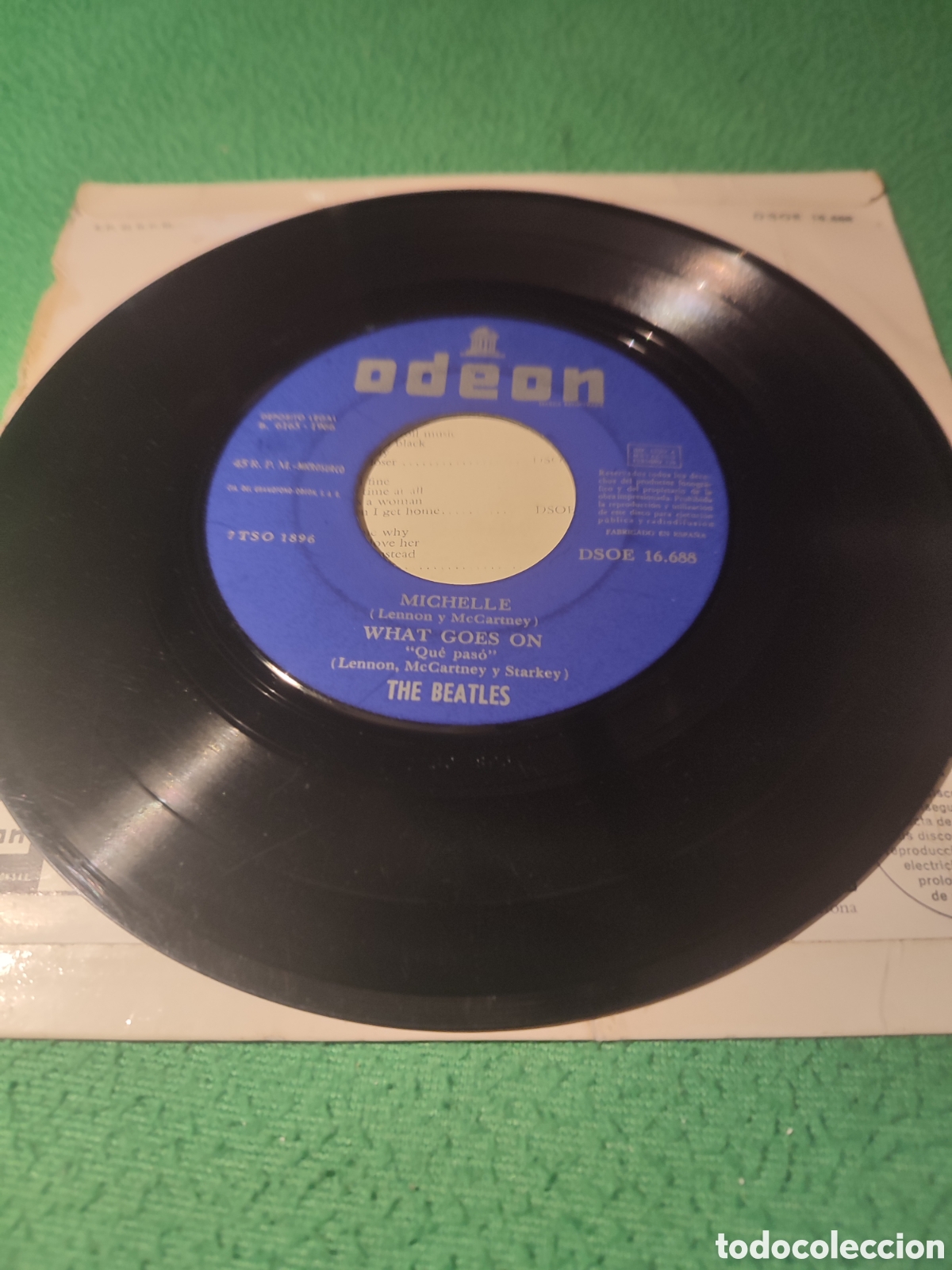 Discos de vinilo: The Beatles - Michelle + 3 Edici&oacute;n original - Foto 3