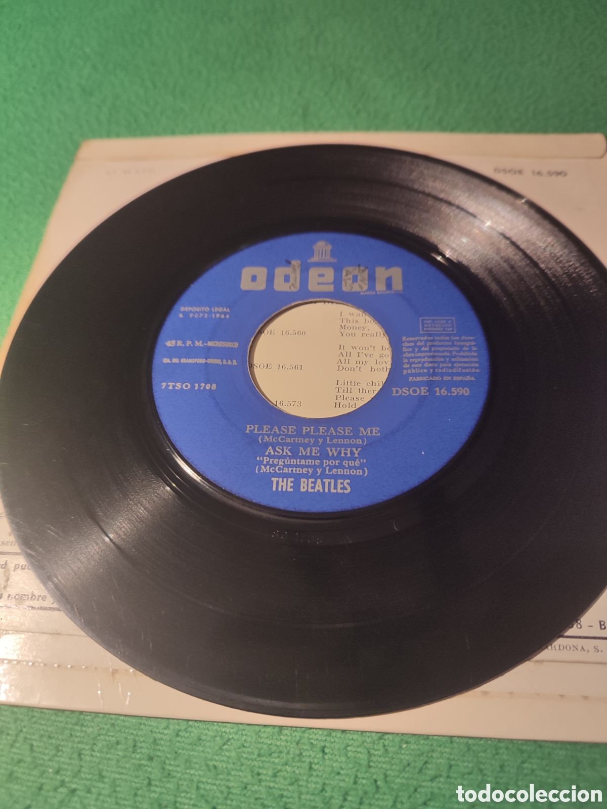 Discos de vinilo: The Beatles - Please Please me + 3 Ep - Foto 3
