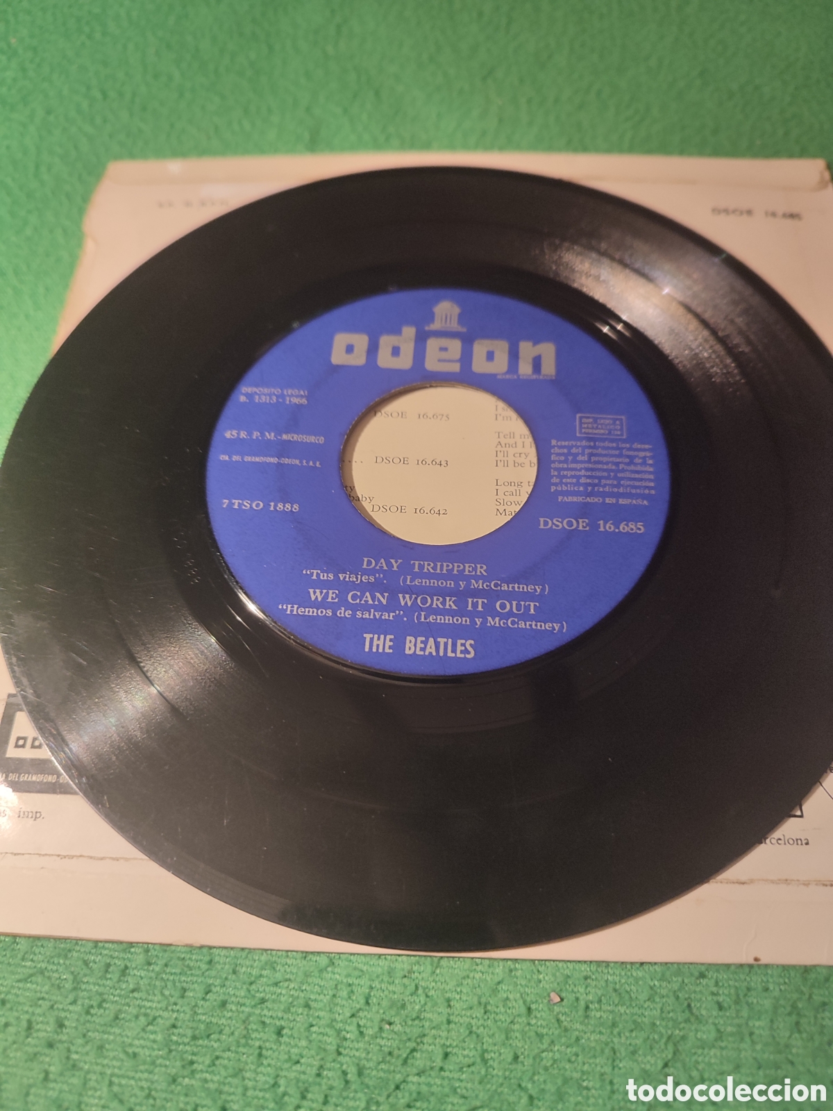 Discos de vinilo: The Beatles - Day tripper + 3 Edici&oacute;n original - Foto 3