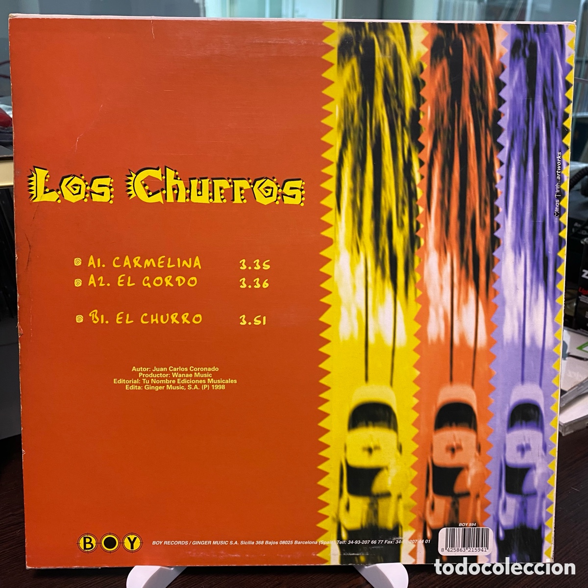 Discos de vinilo: Los Churros - Los Churros (12&rdquo;) - Foto 2