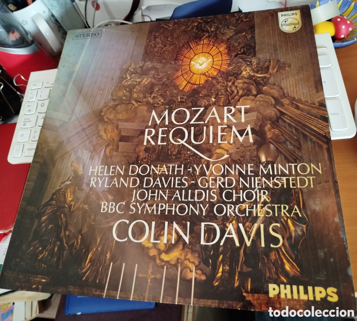 Discos de vinilo: Mozart Requiem. Col&iacute;n Davis - Foto 1
