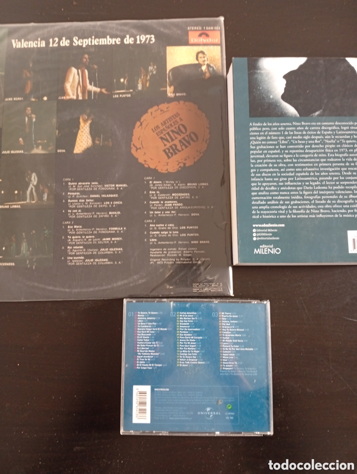 Discos de vinilo: NINO BRAVO libro y lote - Foto 2