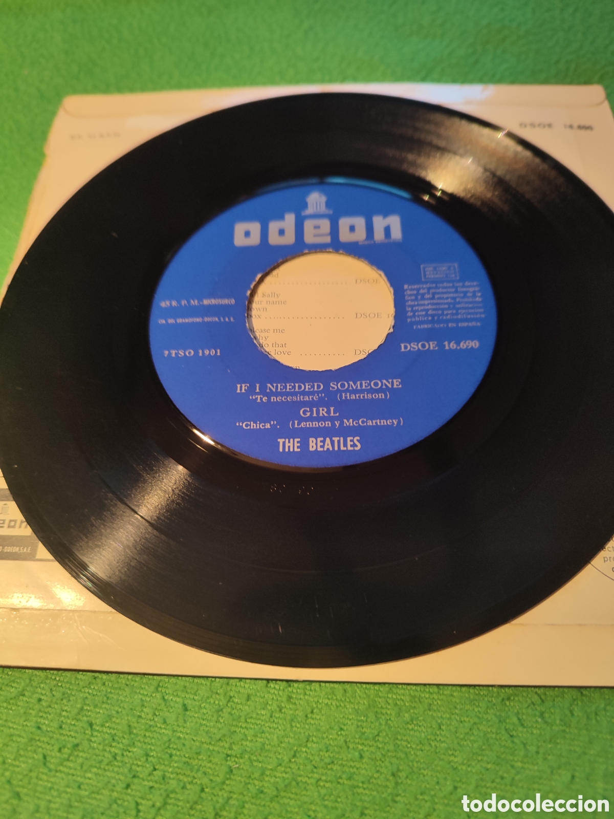 Discos de vinilo: The Beatles - If I needed someone + 3 - Foto 3