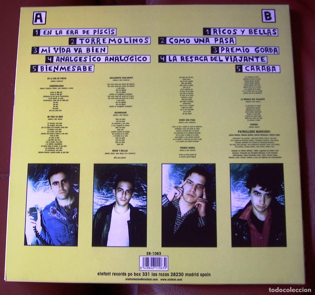 Discos de vinilo: PATRULLERO MANCUSO - BODEG&Oacute;N MUSICAL LP - Foto 2