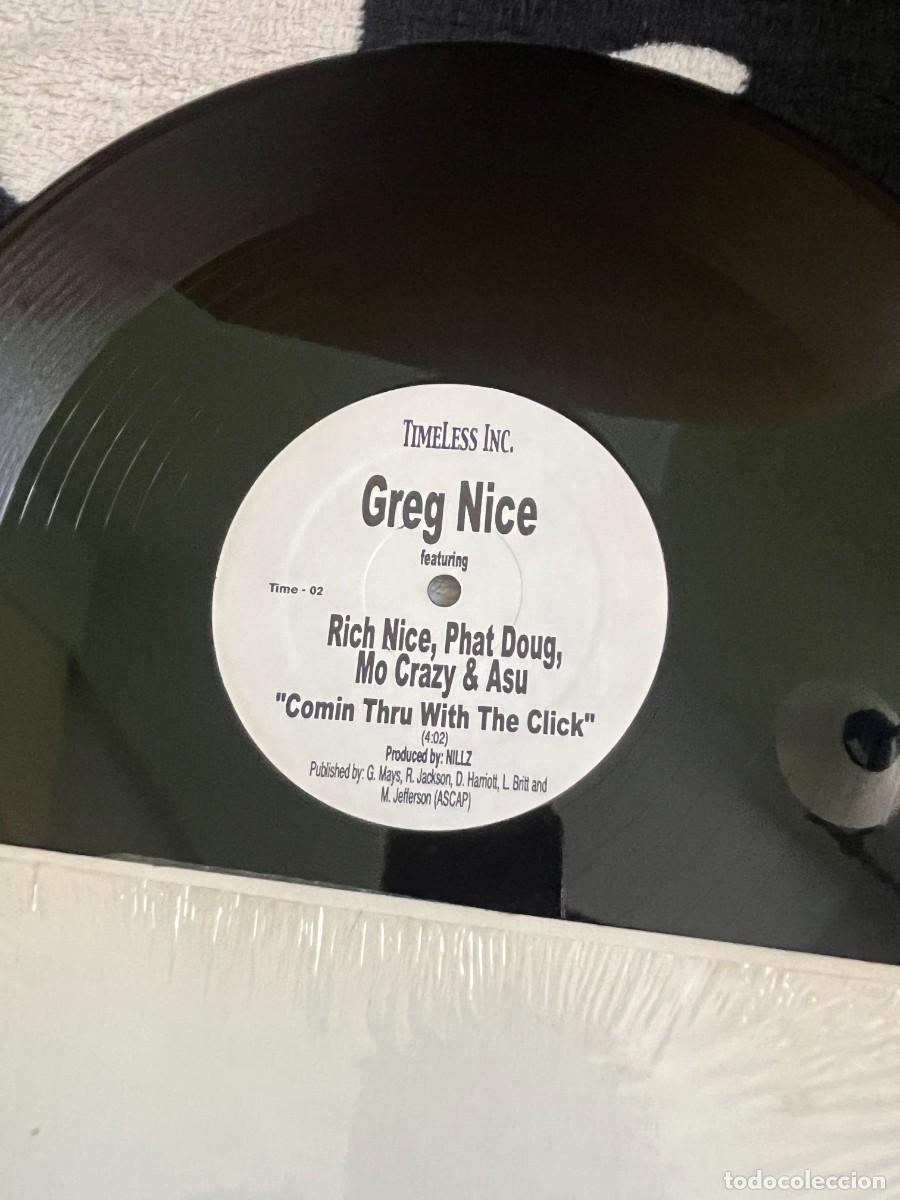 Discos de vinilo: Greg Nice Feat. Rich Nice, Phat Doug, Mo Crazy & Asu Comin Thru With The Click - Foto 2